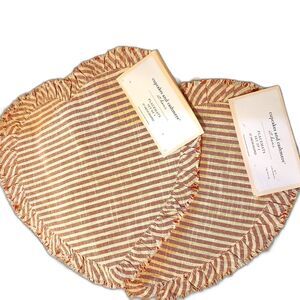 Cupcakes & Cashmere Pink/White/Gold - 8 Heart-shaped Placemats